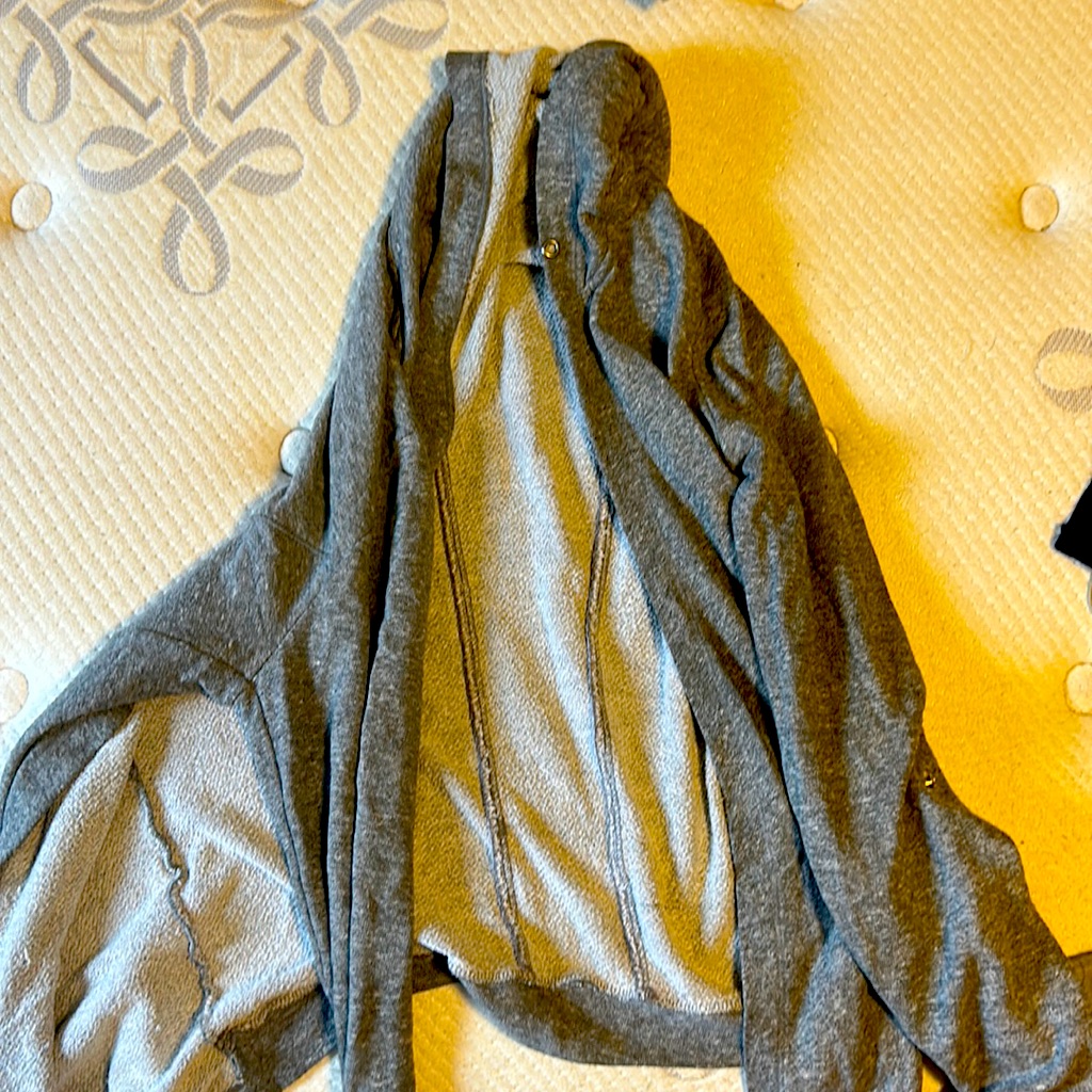 Fleece Jacket, Medium, Gray